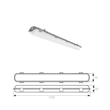 LED Feuchtraumleuchte
