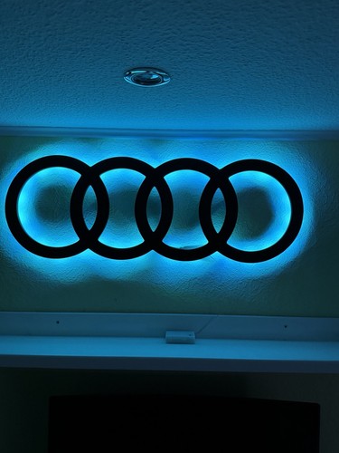 Audi ringe mit - ringe, led