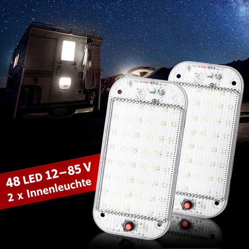 12v 48led auto deckenlampe - 2x,
